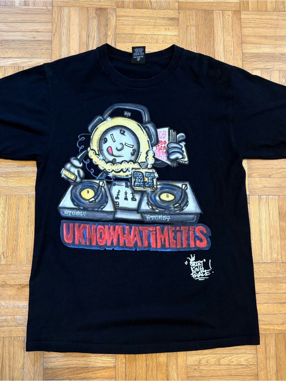 Stussy FW19 New York Pop Up DJ Graphic Shirt - Picture 1 of 6